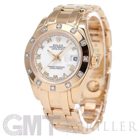 ROLEX ロレックス デイトジャスト パールマスター 69318 ホワイトローマ