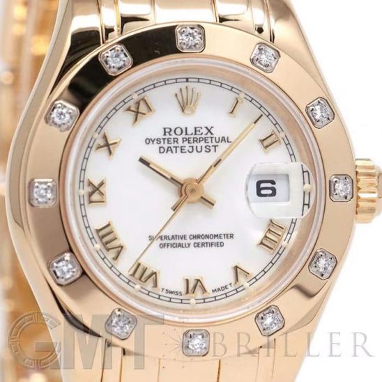 ROLEX ロレックス デイトジャスト パールマスター 69318 ホワイトローマ