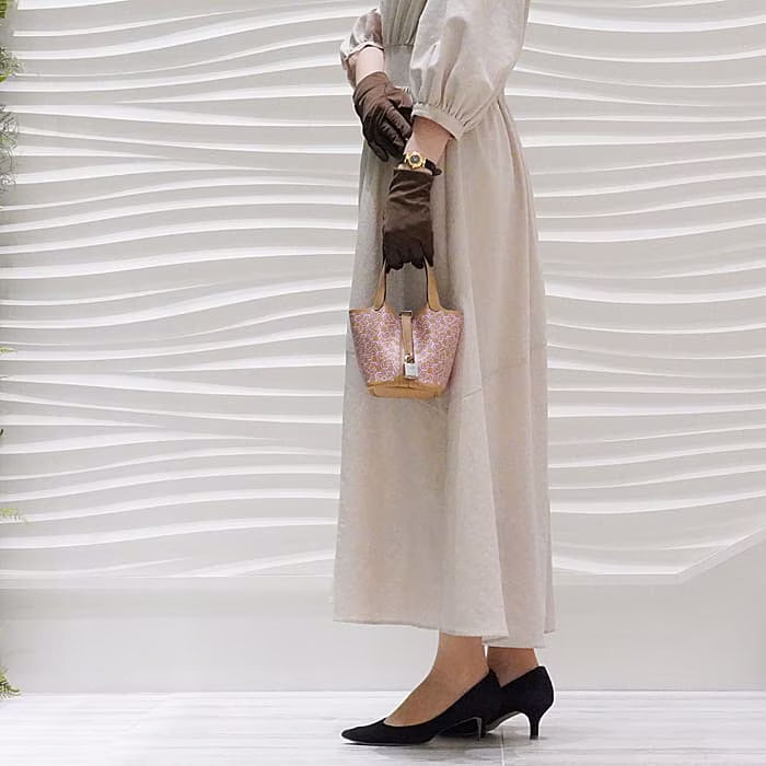 HERMES エルメス ピコタン ロックマイクロ スイフト ラッキーデイジー チャイ×ローズ