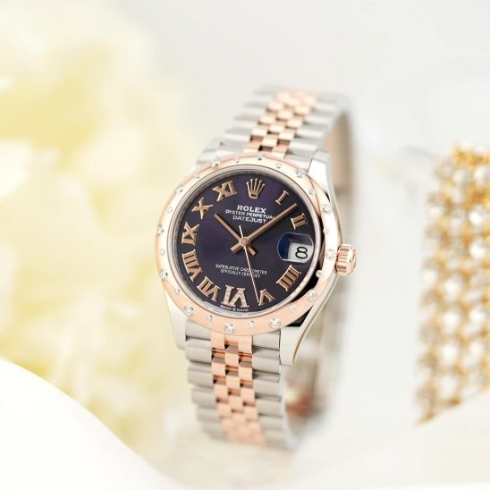 ROLEX ロレックス デイトジャスト 31 278341RBR オーベルジーヌ ジュビリーブレスレット