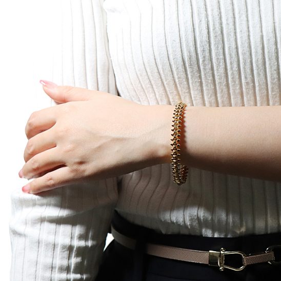 CARTIER カルティエ クラッシュ ドゥ カルティエ ブレスレット MM ピンクゴールド B6065217