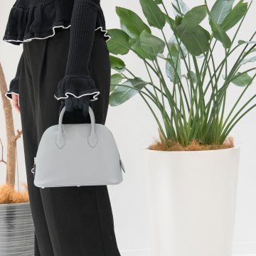 HERMES エルメス ボリード 1923 25 エプソン グリパンタン シルバー金具