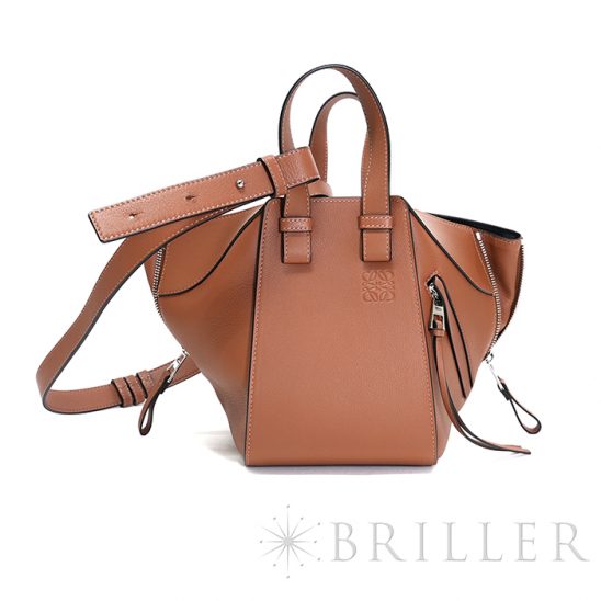 LOEWE ロエベ ハンモック バッグ コンパクト タン A538H13X10