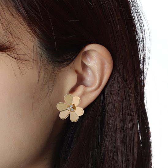 Van Cleef & Arpels ヴァン クリーフ&アーペル フリヴォル イヤリング ピアス ラージモデル VCARB65900