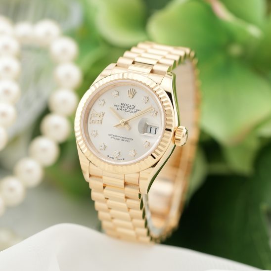 ROLEX ロレックス デイトジャスト 279178G シルバー スターIXダイヤモンド