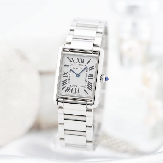 CARTIER カルティエ タンク WSTA0092 タンク マスト LM ソーラービート