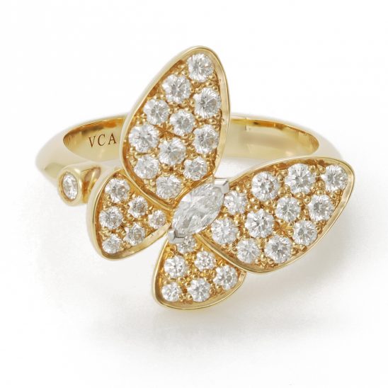 Van Cleef & Arpels ヴァン クリーフ&アーペル ドゥ パピヨン ドゥ パピヨン リング イエローゴールド ダイヤモンド VCARP3DQ54