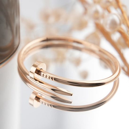 CARTIER カルティエ ジュストアンクル ブレスレット ピンクゴールド B6048116