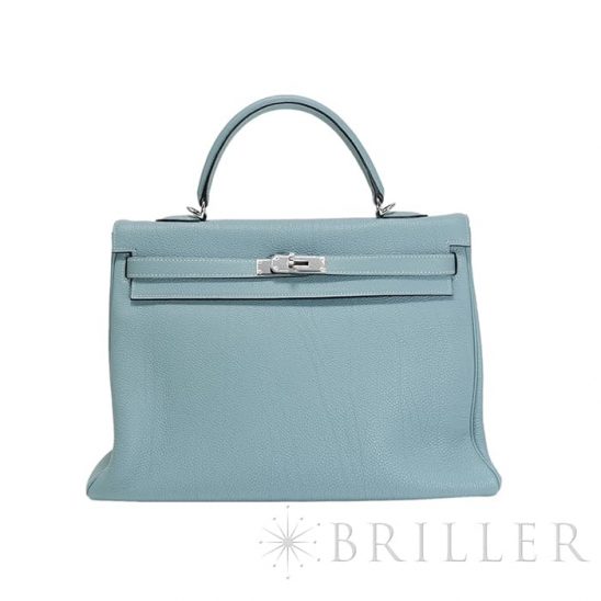 HERMES エルメス ケリー 35 トゴ シエル シルバー金具