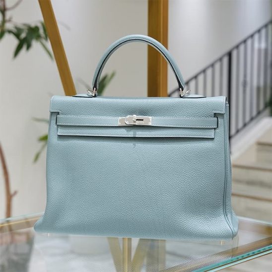 HERMES エルメス ケリー 35 トゴ シエル シルバー金具