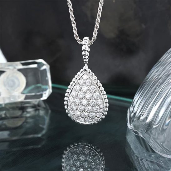 BOUCHERON　ブシュロン セルパンボエム ペンダント ラージ ネックレス ホワイトゴールド ダイヤモンド JCL00680