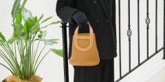 HERMES エルメス インザループ 18 トリヨンクレマンス/スイフト ゴールド シルバー金具
