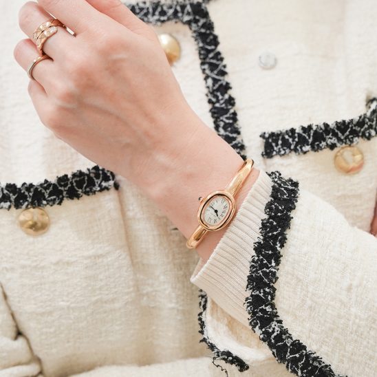 CARTIER カルティエ ベニュワール ウォッチ ミニモデル ピンクゴールド サイズ16 WGBA0048