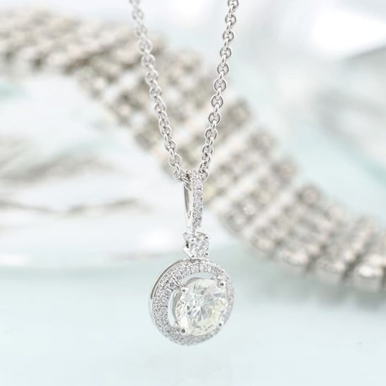 GRAFF グラフ コンステレーション ラウンド ダイヤモンド ネックレス ホワイトゴールド