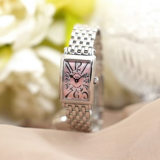 FRANCK MULLER フランク・ミュラー ロングアイランド プティ 802QZ ピンク
