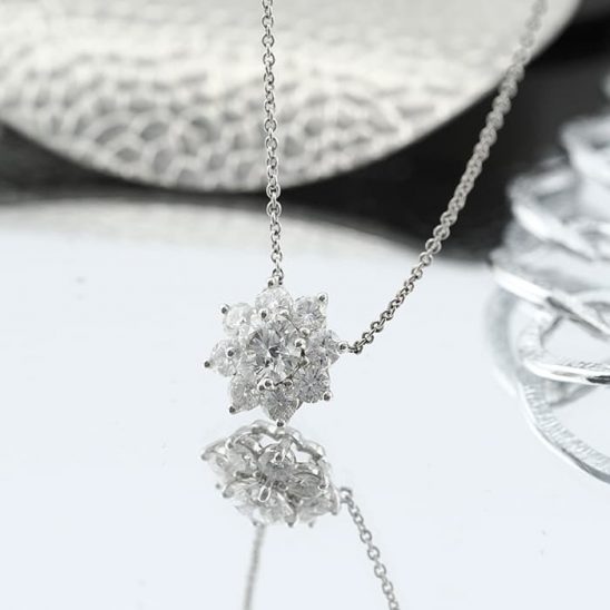 HARRY WINSTON ハリー・ウィンストン サンフラワー ペンダント スモール 1.55ct PEDPNASMSF