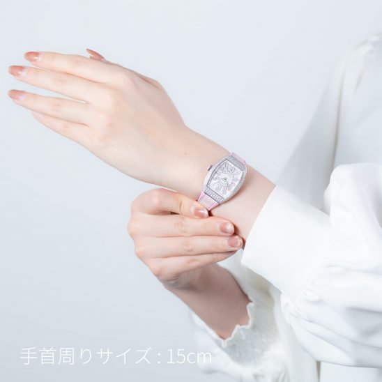 FRANCK MULLER フランク・ミュラー ヴァンガード V29QZ シルバーピンク ダイヤモンド