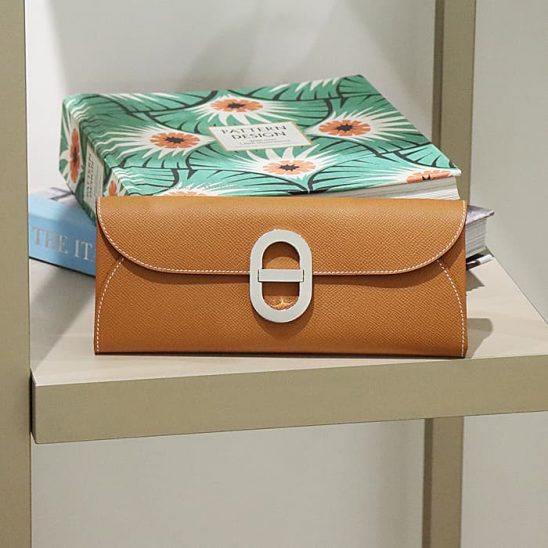 HERMES エルメス シェーヌダンクルトゥーゴー エプソン ゴールド シルバー金具