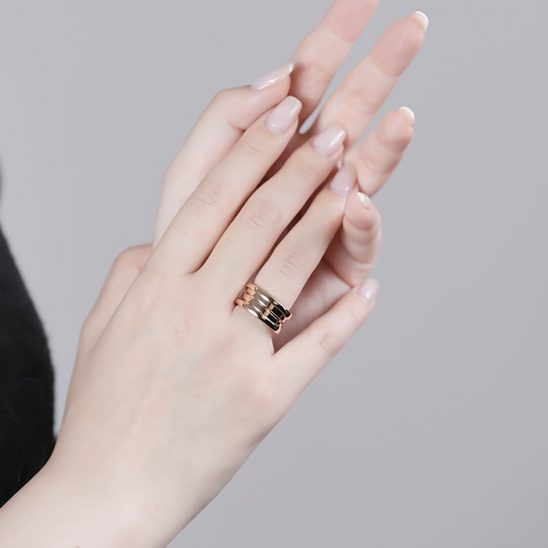 BVLGARI ブルガリ ビーゼロ1 リング ピンクゴールド 7号 335928