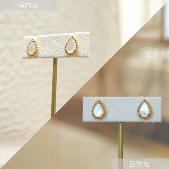 BOUCHERON　ブシュロン セルパンボエム スタッズイヤリング スモール イエローゴールド マザーオブパール JCO01285