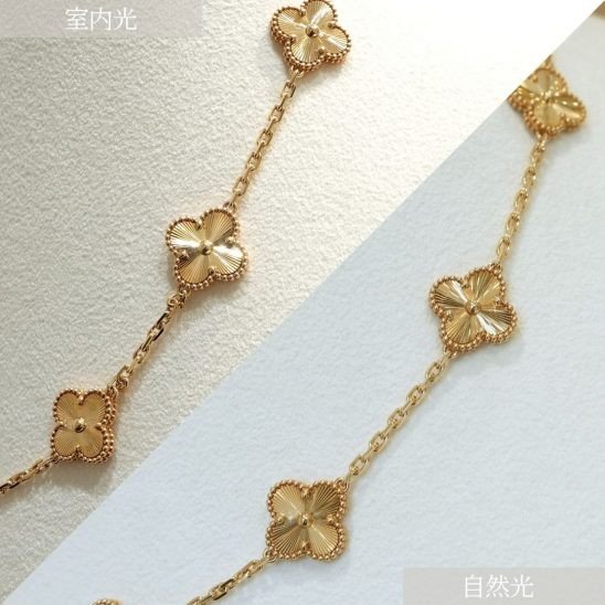 Van Cleef & Arpels ヴァン クリーフ&アーペル アルハンブラ ヴィンテージ アルハンブラ ネックレス 10モチーフ イエローゴールド ギョーシェ VCARP3JJ00