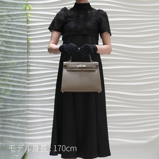 HERMES エルメス ケリー 28 セリエ エプソン エトゥープ シルバー金具