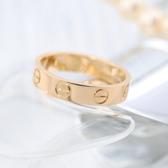 CARTIER カルティエ ラブ リング スモールモデル イエローゴールド 8号 B4085048