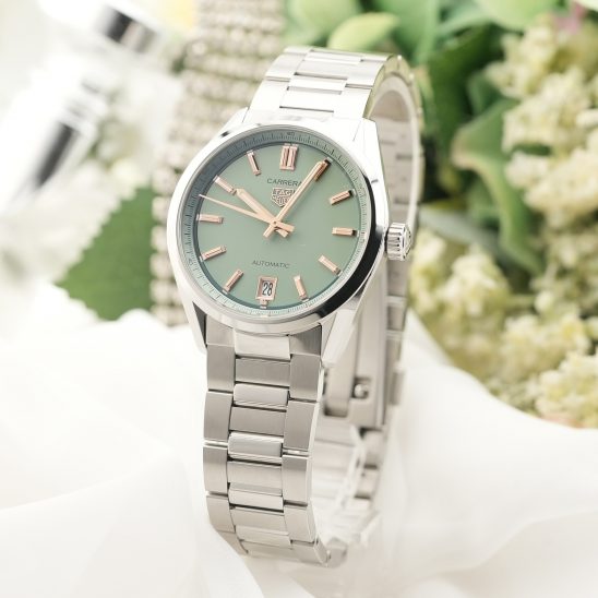 TAG HEUER タグ・ホイヤー カレラ デイト 36mm グリーン WBN2312.BA0001