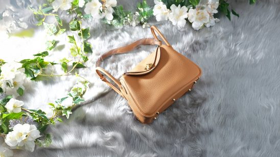 HERMES エルメス リンディ 26 トリヨンクレマンス ナチュラルサブレ ゴールド金具