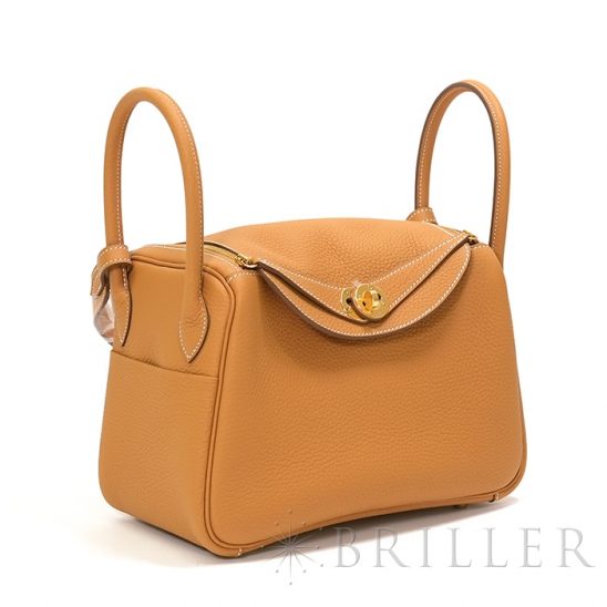 HERMES エルメス リンディ 26 トリヨンクレマンス ナチュラルサブレ ゴールド金具