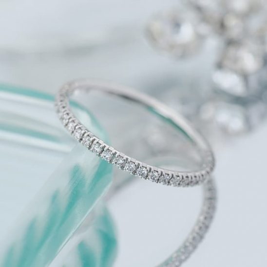 BOUCHERON　ブシュロン エピュール ダイヤモンド リング 1ロー ホワイトゴールド 9号 JAL01181