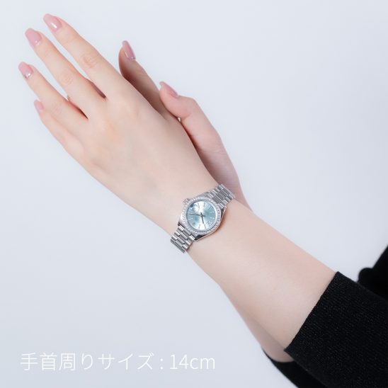 ROLEX ロレックス デイトジャスト 28 279136RBR アイスブルー プレジデントブレスレット