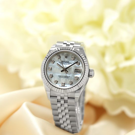 ROLEX ロレックス デイトジャスト 28 279174NG ホワイトシェル ジュビリーブレスレット