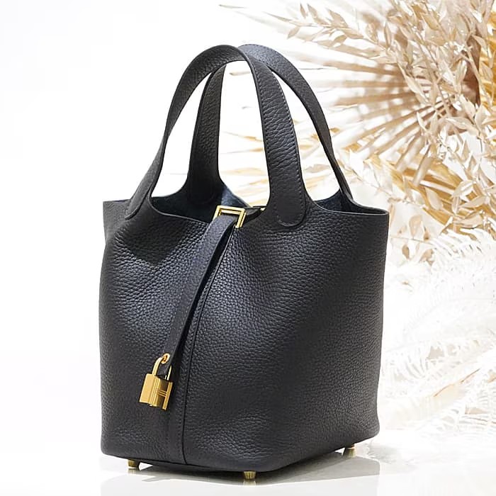 HERMES エルメス ピコタン ロック PM トリヨンクレマンス キャバン ゴールド金具