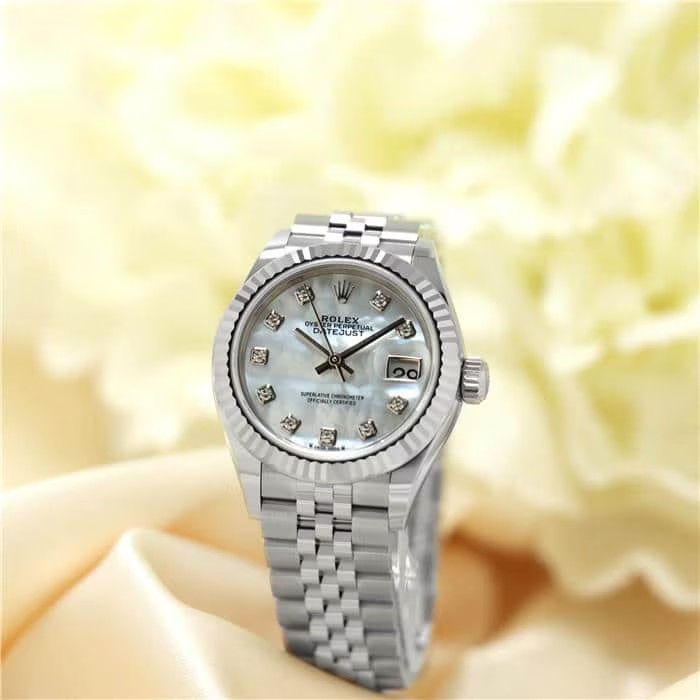 ROLEX ロレックス デイトジャスト 28 279174NG ホワイトシェル ジュビリーブレスレット