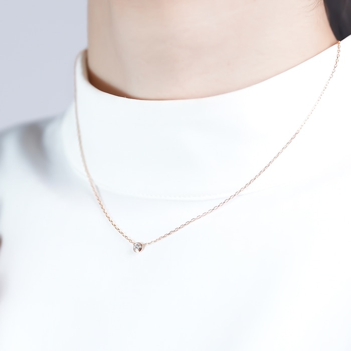 CARTIER カルティエ ダムール ペンダント ブリリアントカット ダイヤモンド スモールモデル ピンクゴールド B7215700