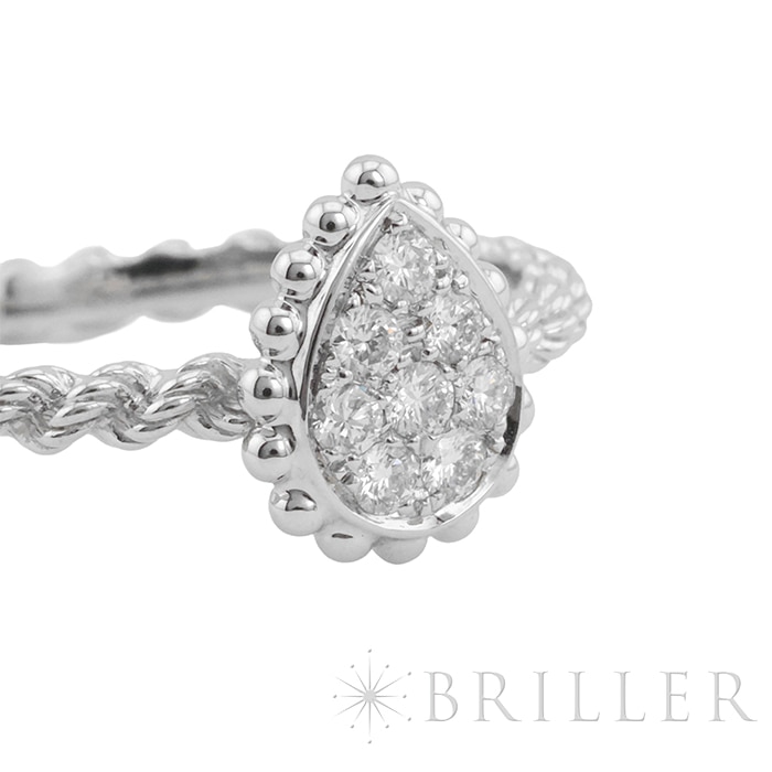 BOUCHERON ブシュロン セルパンボエム リング エクストラスモール ホワイトゴールド 10号 JRG02195