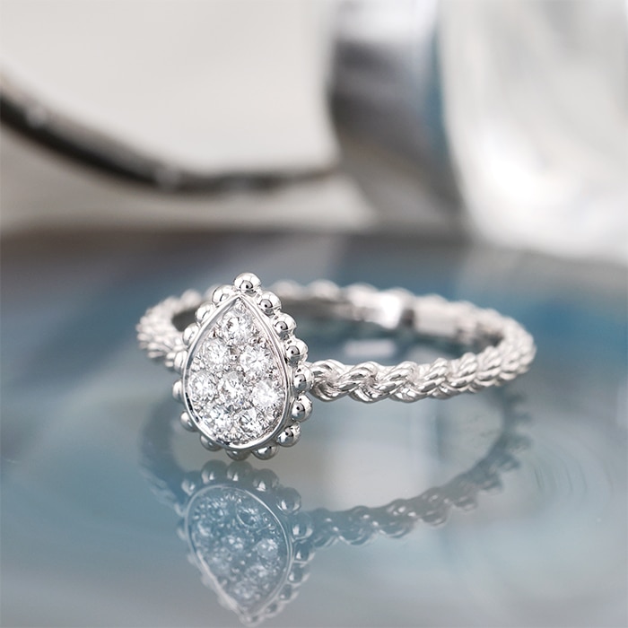 BOUCHERON ブシュロン セルパンボエム リング エクストラスモール ホワイトゴールド 10号 JRG02195