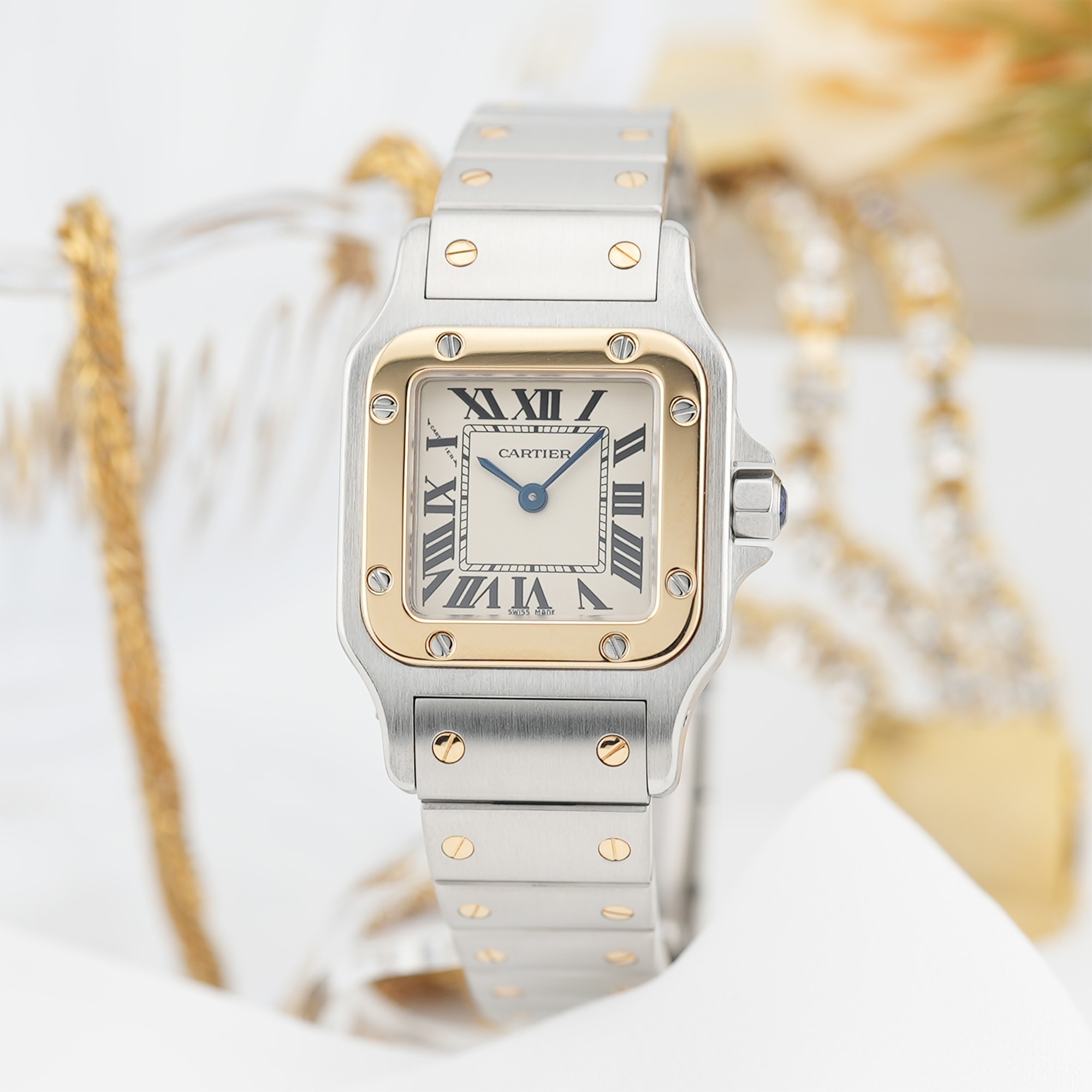 CARTIER カルティエ サントス ガルベ SM W20012C4