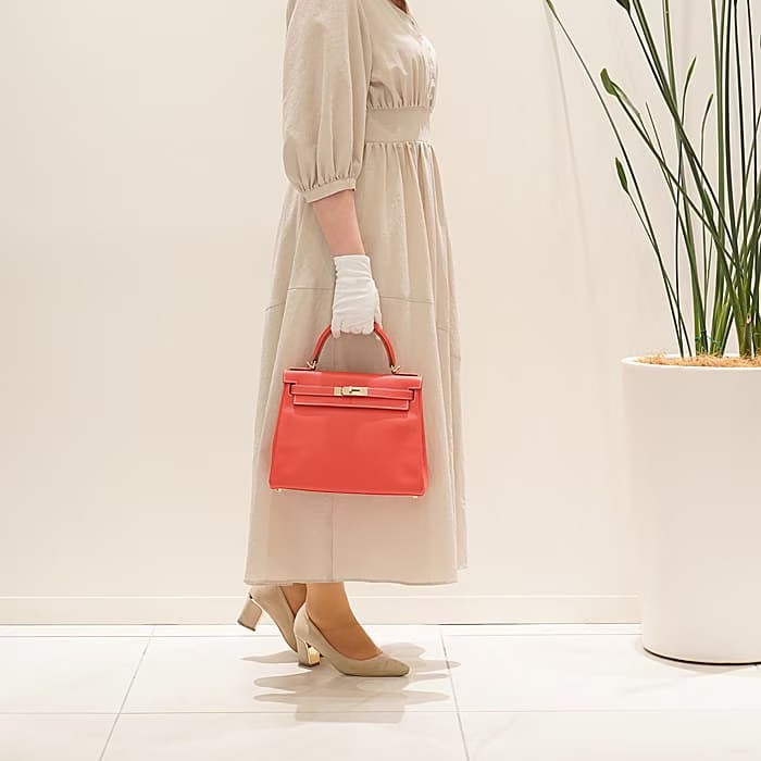 HERMES エルメス ケリー キャンディーケリー 28 内縫い エプソン ローズジャイプール/ゴールド シャンパンゴールド金具