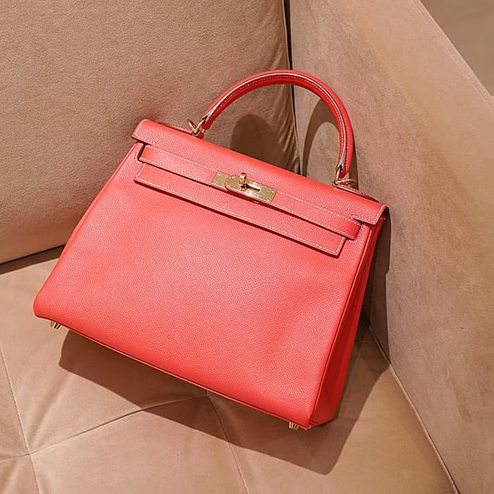HERMES エルメス ケリー キャンディーケリー 28 内縫い エプソン ローズジャイプール/ゴールド シャンパンゴールド金具