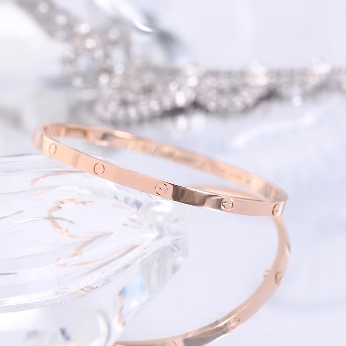 CARTIER カルティエ ラブ ブレスレット スモールモデル ピンクゴールド B6047318 18号