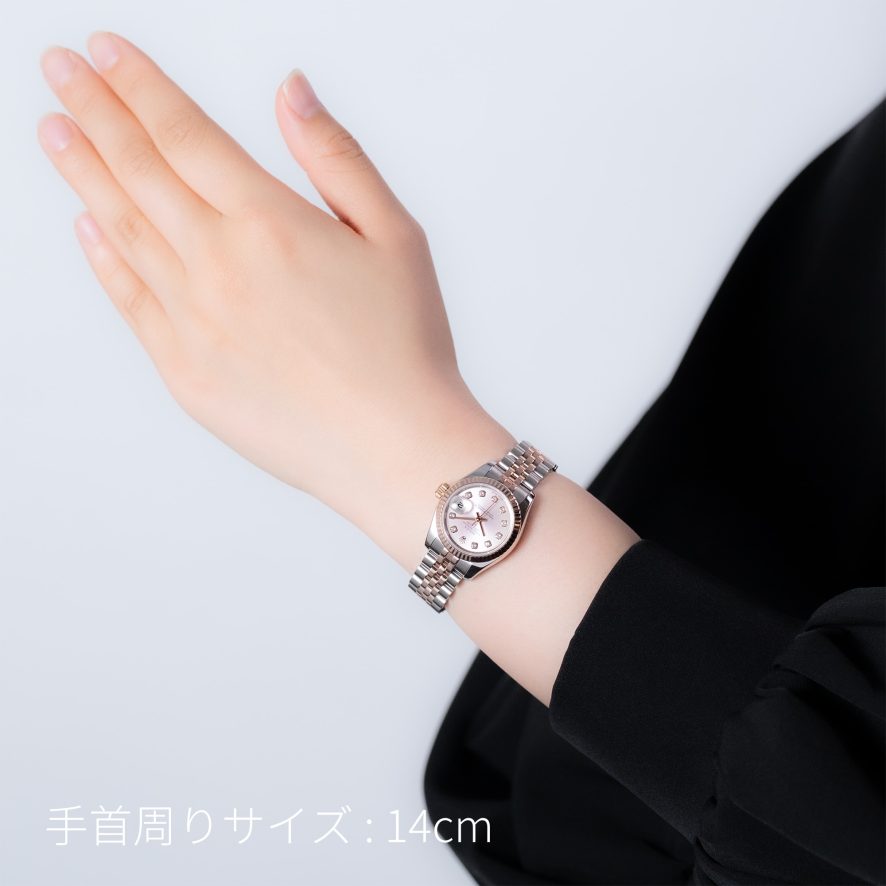 ROLEX ロレックス デイトジャスト 179171G ピンク ジュビリーブレスレット