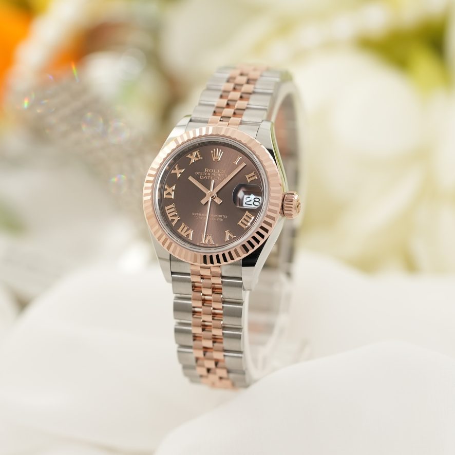 ROLEX ロレックス デイトジャスト 28 279171 チョコレートローマ ジュビリーブレスレット