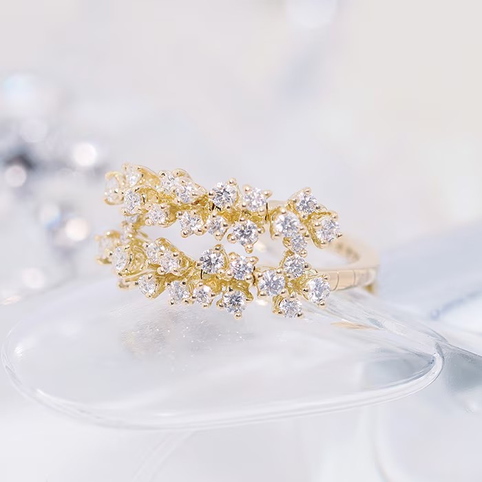 Damiani ダミアーニ ミモザ リング イエローゴールド ダイヤモンド 13号 20110808