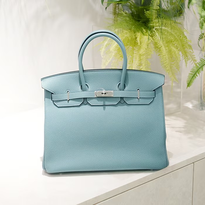 HERMES エルメス バーキン 35 トゴ シエル シルバー金具