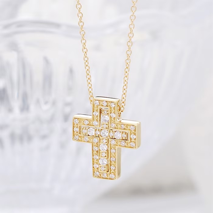 Damiani ダミアーニ ベルエポック ネックレス イエローゴールド ダイヤモンド 14×21mm 20083571