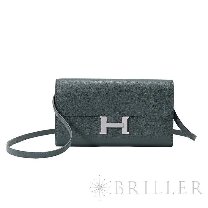 HERMES エルメス コンスタンス ロング トゥーゴー エバーカラー ヴェールマングローブ シルバー金具