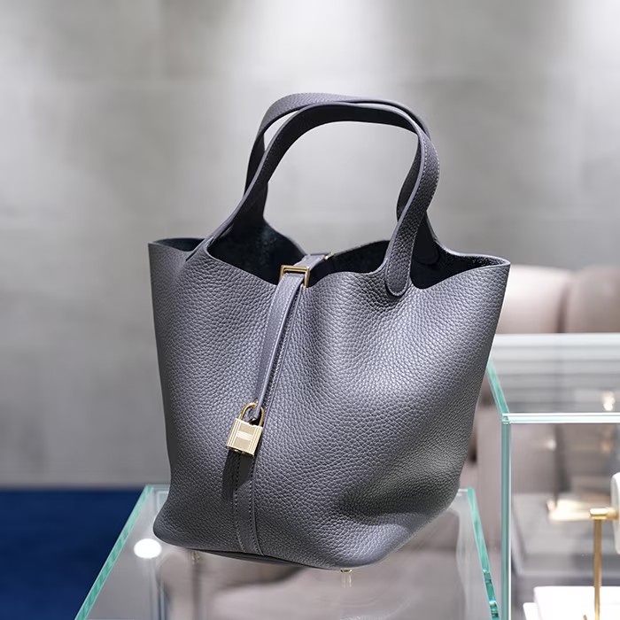 HERMES エルメス ピコタン MM トリヨンクレマンス アルドワーズ ゴールド金具