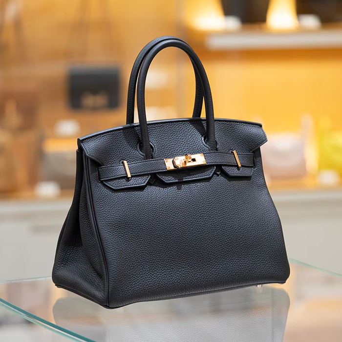 HERMES エルメス バーキン 30 トゴ ノワール(ブラック) ローズゴールド金具